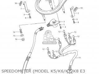 SPEEDOMETER (MODEL K5/K6/K7/K8 E3 - LS650 BOULEVARD S40 2007 (K7) USA CALIFORNI CANADA (E03 E33 E28)