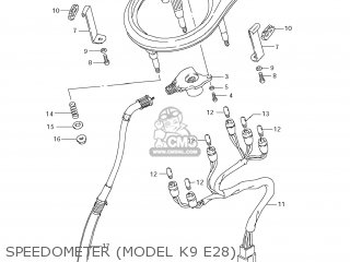 SPEEDOMETER (MODEL K9 E28) - LS650 BOULEVARD S40 2007 (K7) USA CALIFORNI CANADA (E03 E33 E28)