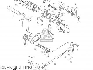 GEAR SHIFTING - LS650 BOULEVARD S40 2008 (K8) USA CALIFORNI CANADA (E03 E33 E28)