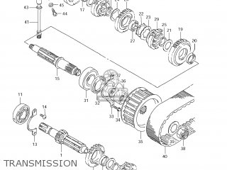 TRANSMISSION - LS650 BOULEVARD S40 2009 (K9) USA CANADA (E03 E28)