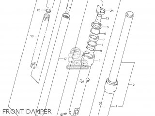 FRONT DAMPER - LS650 BOULEVARD S40 2011 (L1) USA CALIFORNI CANADA (E03 E33 E28)