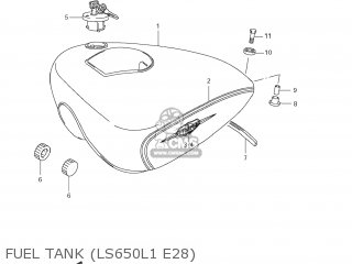 FUEL TANK (LS650L1 E28) - LS650 BOULEVARD S40 2011 (L1) USA CALIFORNI CANADA (E03 E33 E28)