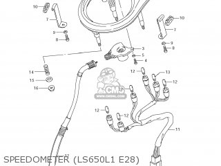 SPEEDOMETER (LS650L1 E28) - LS650 BOULEVARD S40 2011 (L1) USA CALIFORNI CANADA (E03 E33 E28)
