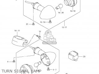 TURN SIGNAL LAMP - LS650 BOULEVARD S40 2011 (L1) USA CALIFORNI CANADA (E03 E33 E28)