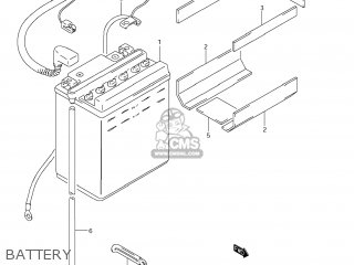 BATTERY - LS650 BOULEVARD S40 2012 (L2) USA CALIFORNI CANADA (E03 E33 E28)