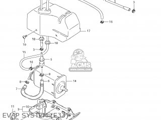 EVAP SYSTEM (E33) - LS650 BOULEVARD S40 2012 (L2) USA CALIFORNI CANADA (E03 E33 E28)