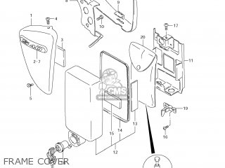 FRAME COVER - LS650 BOULEVARD S40 2012 (L2) USA CALIFORNI CANADA (E03 E33 E28)