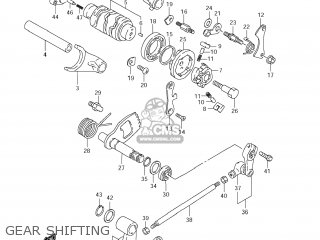 GEAR SHIFTING - LS650 BOULEVARD S40 2012 (L2) USA CALIFORNI CANADA (E03 E33 E28)