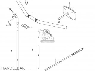 HANDLEBAR - LS650 BOULEVARD S40 2012 (L2) USA CALIFORNI CANADA (E03 E33 E28)
