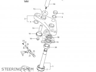 STEERING STEM - LS650 BOULEVARD S40 2012 (L2) USA CALIFORNI CANADA (E03 E33 E28)