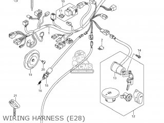 WIRING HARNESS (E28) - LS650 BOULEVARD S40 2012 (L2) USA CALIFORNI CANADA (E03 E33 E28)