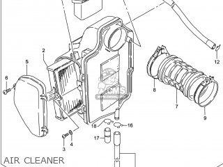 AIR CLEANER - LS650 BOULEVARD S40 2014 (L4) USA (E03)