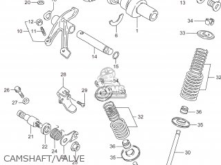CAMSHAFT/VALVE - LS650 BOULEVARD S40 2014 (L4) USA (E03)