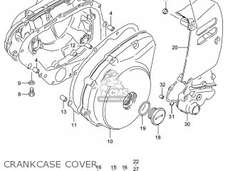 CRANKCASE COVER - LS650 BOULEVARD S40 2014 (L4) USA (E03)