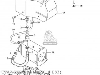 EVAP SYSTEM (LS650L4 E33) - LS650 BOULEVARD S40 2014 (L4) USA (E03)
