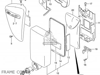 FRAME COVER - LS650 BOULEVARD S40 2014 (L4) USA (E03)