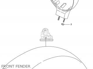 FRONT FENDER - LS650 BOULEVARD S40 2014 (L4) USA (E03)