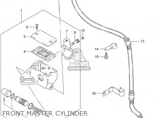 FRONT MASTER CYLINDER - LS650 BOULEVARD S40 2014 (L4) USA (E03)
