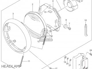 HEADLAMP - LS650 BOULEVARD S40 2014 (L4) USA (E03)
