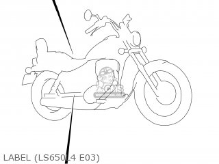 LABEL (LS650L4 E03) - LS650 BOULEVARD S40 2014 (L4) USA (E03)