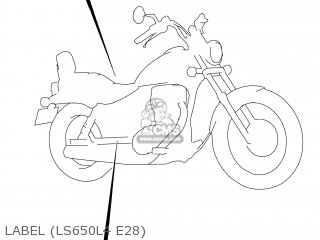 LABEL (LS650L4 E28) - LS650 BOULEVARD S40 2014 (L4) USA (E03)