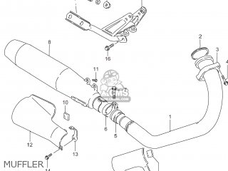 MUFFLER - LS650 BOULEVARD S40 2014 (L4) USA (E03)
