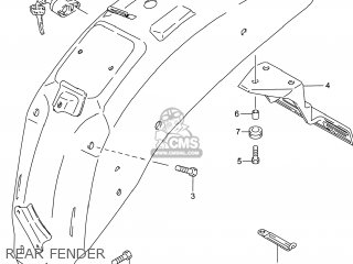 REAR FENDER - LS650 BOULEVARD S40 2014 (L4) USA (E03)