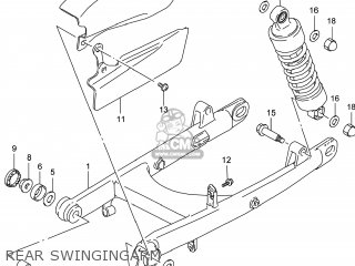 REAR SWINGINGARM - LS650 BOULEVARD S40 2014 (L4) USA (E03)