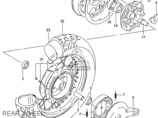 REAR WHEEL - LS650 BOULEVARD S40 2014 (L4) USA (E03)