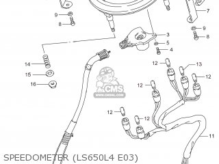 SPEEDOMETER (LS650L4 E03) - LS650 BOULEVARD S40 2014 (L4) USA (E03)