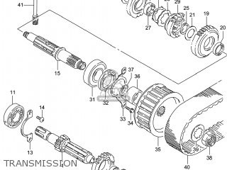 TRANSMISSION - LS650 BOULEVARD S40 2014 (L4) USA (E03)