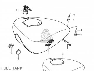 FUEL TANK - LS650 SAVAGE 1988 (J) USA (E03)
