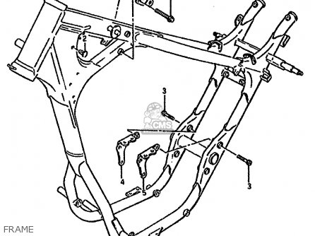 FRAME - LS650F 1986 (G) (E02 E04 E15 E16 E17 E18 E21 E22 E24 E25 E34 39)