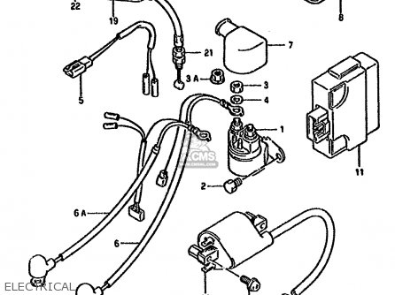 ELECTRICAL - LS650F 1989 (K) (E01 E15 E16 E17 E22 E34)