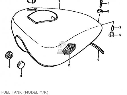 FUEL TANK (MODEL M/R) - LS650P 1990 (L) (E24)