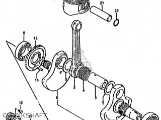CRANKSHAFT - LS650P 1991 (M) (E01 E02 E04 E15 E16 E17 E18 E22 E25 E39 E53)