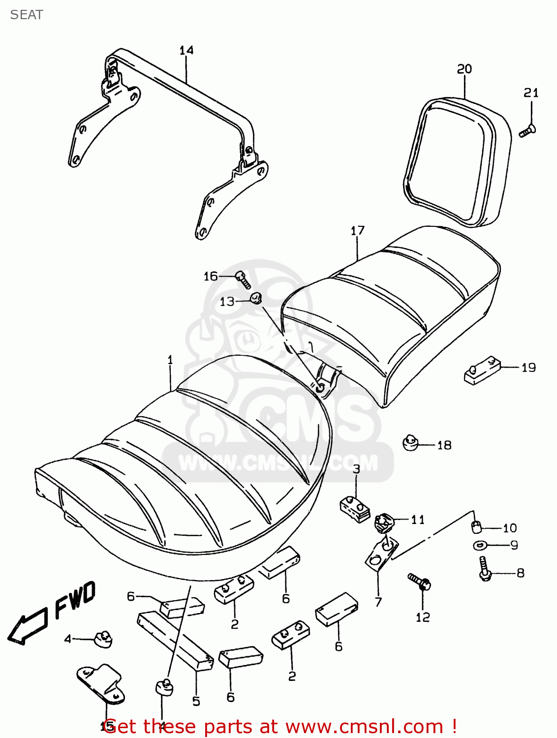 SEAT LS650P 1997 (V) (E02 E04 E17 E18 E22 E25 E53 / P37