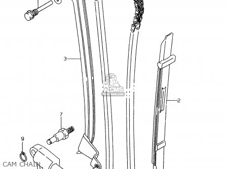 CAM CHAIN - LS650P 1997 (V) (E02 E04 E17 E18 E22 E25 E53 / P37