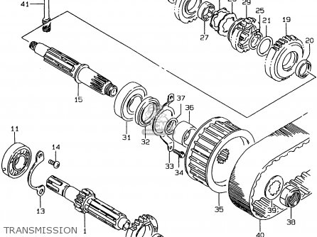 TRANSMISSION - LS650P 1998 (W) (E02 E04 E17 E18 E22 E25 E53 / P37