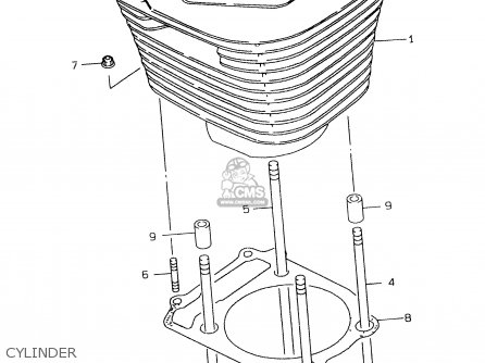 CYLINDER - LS650P 1998 (W) (E02 E04 E17 E18 E22 E25 E53 / P37