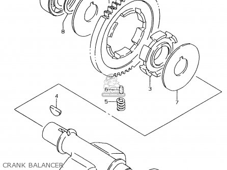 CRANK BALANCER - LS650P 1998 (W) (E02 E04 E17 E18 E22 E25 E53 / P37