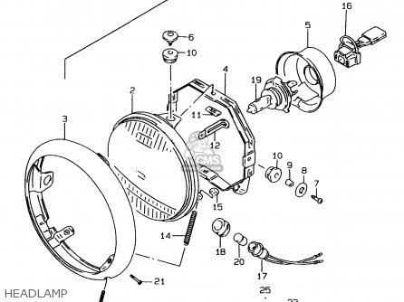 HEADLAMP - LS650P 1999 (X) (E02 E04 E17 E18 E22 E25 E53 / P37