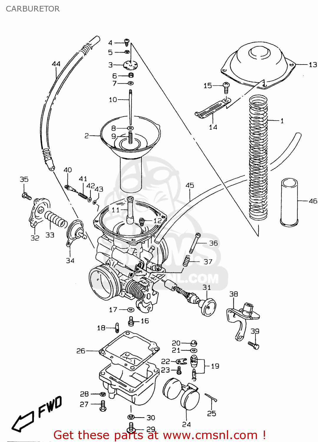 CARBURETOR LS650P 2000 (Y) (E01)