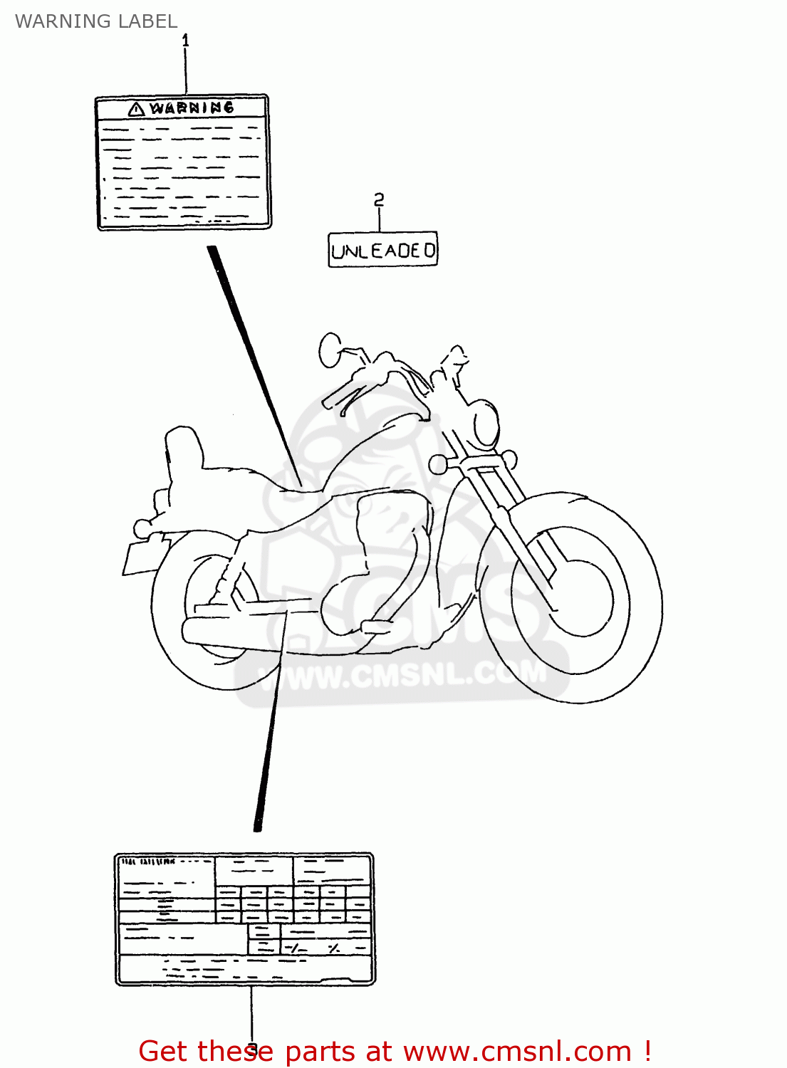 WARNING LABEL LS650P 2000 (Y) (E01)