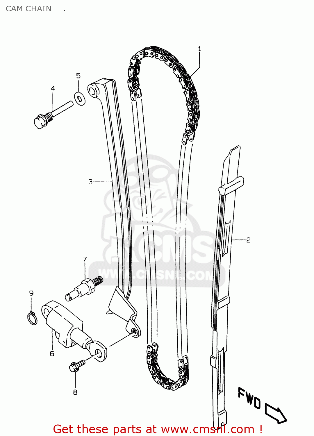 CAM CHAIN LS650P 2000 (Y) (E01)