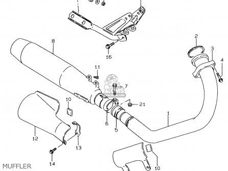 MUFFLER - LS650P 2000 (Y) (E01)