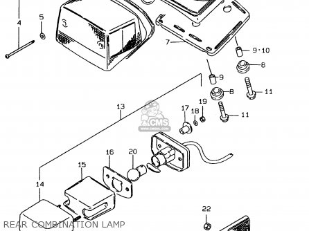 REAR COMBINATION LAMP - LS650P 2000 (Y) (E01)