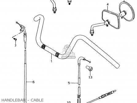 HANDLEBAR - CABLE - LS650P 2000 (Y) (E01)