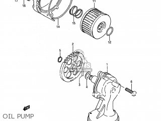 OIL PUMP - LS650P SAVAGE 1986 (G) USA (E03)