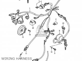 WIRING HARNESS - LS650P SAVAGE 1986 (G) USA (E03)